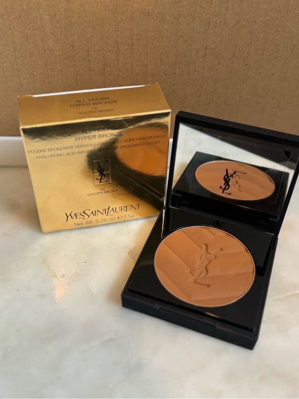 Yves Saint Laurent All Hours Hyper Bronze Golden Medina. NEW in box- tested once - Picture 2 of 6
